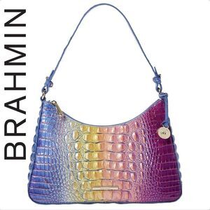 Brahmin Magic Metallic Ombre Melbourne Hobo Bag